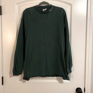 VINTAGE NIKE Green Turtleneck - Size XL